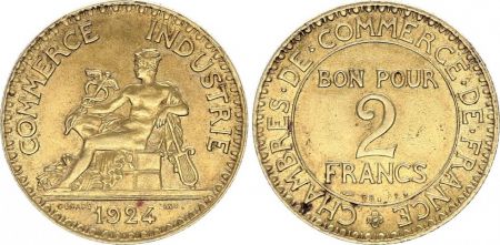 France 2 Francs Chambre de Commerce -1924