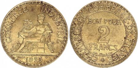 France 2 Francs Chambre de Commerce -1925