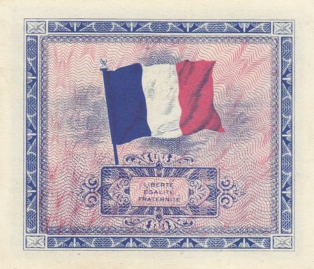 France 2 Francs Impr. américaine (drapeau) - 1944 - P.NEUF