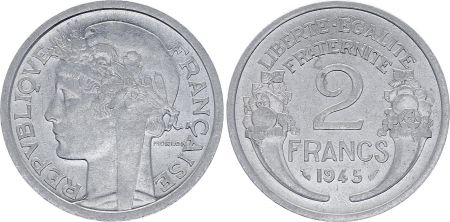 France 2 Francs Morlon - 1945 - SUP