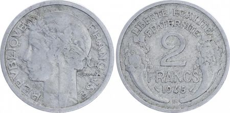 France 2 Francs Morlon - 1945 B - TB+