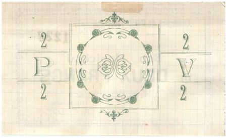 France 2 Francs Petit-Verly Bon Municipal - N1222 - 1915