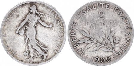 France 2 Francs Semeuse - 1900