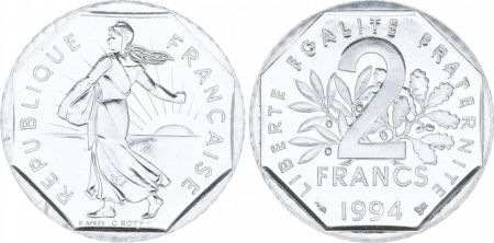 France 2 Francs Semeuse - 1994