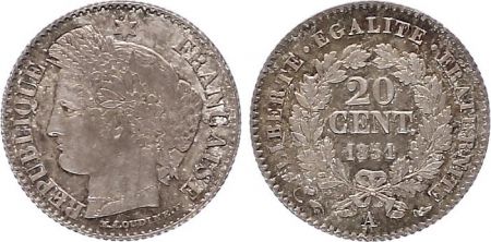 France 20 Centimes Ceres - II e Republique - 1851 A Paris