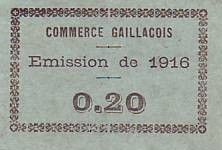 France 20 Centimes Gaillac