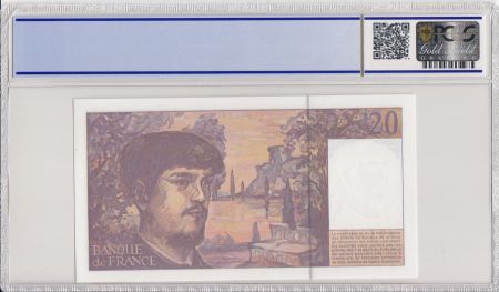 France 20 Francs - 1997 - Debussy - Série L.058 - PCGS 68 OPQ