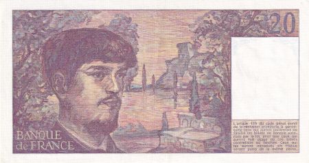 France 20 Francs - Debussy - 1980 - Série A.003 - F.66.01A3