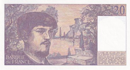 France 20 Francs - Debussy - 1980 - Série W.004 - F.66.01W4