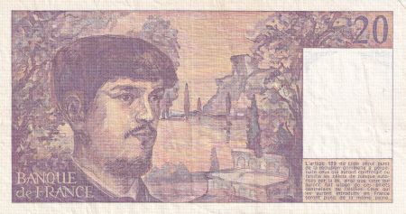 France 20 Francs - Debussy - 1981 - Série 0.007