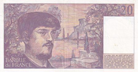 France 20 Francs - Debussy - 1983 - Série S.010