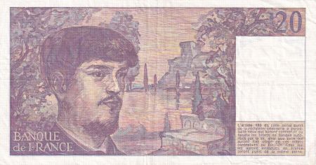 France 20 Francs - Debussy - 1983 - Série X.012