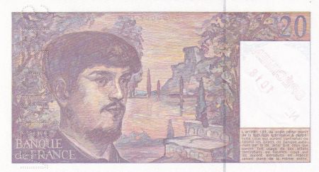 France 20 Francs - Debussy - Spécimen - 0000 (1993)