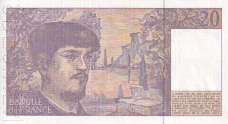 France 20 Francs - Debussy - Spécimen - Série D.027 - 1990 - F.66bis.01Sp1