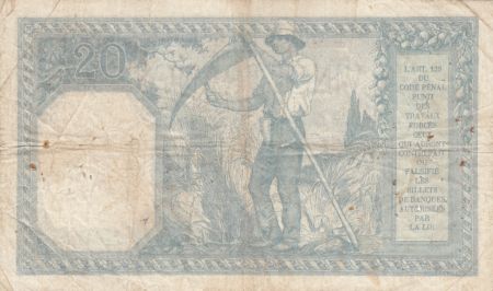 France 20 Francs Bayard - 19-01-1918 Série A.3790 - p.TTB