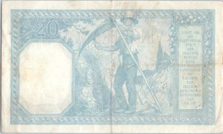 France 20 Francs Bayard - 20-02-1918 Série O.4004