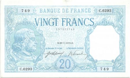 France 20 Francs Bayard - 28-01-1919 C.6293