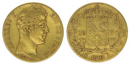 France 20 Francs Charles X - 1825 A