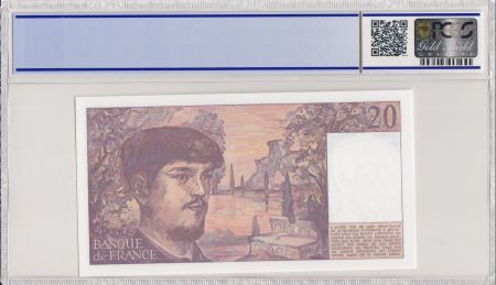 France 20 Francs Debussy - 1980  -N.004 - PCGS 68 OPQ