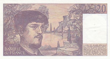 France 20 Francs Debussy - 1980 - Série L.006