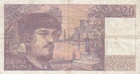 France 20 Francs Debussy - 1980 Série A.003