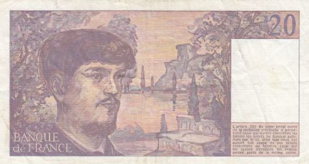France 20 Francs Debussy - 1984 - Série C.014
