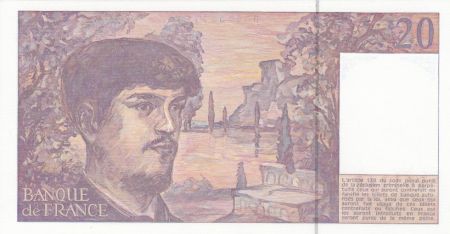 France 20 Francs Debussy - 1990 - Série S.028 Oeil Vairon