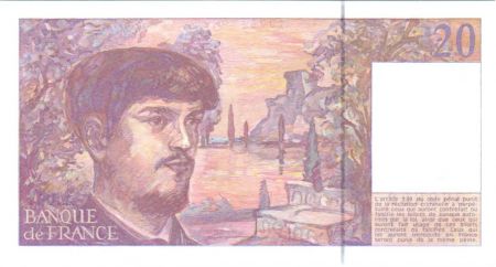 France 20 Francs Debussy - 1993 - Série A-041