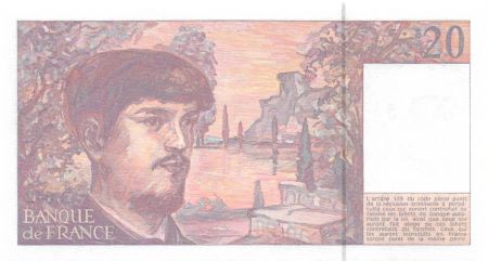 France 20 Francs Debussy - 1993 Série B.042 - SPL+
