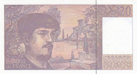 France 20 Francs Debussy - 1993 Série Y.044 - Neuf