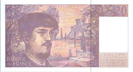 France 20 Francs Debussy - 1995 Série G.48