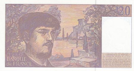 France 20 Francs Debussy - 1997 - Série T.051
