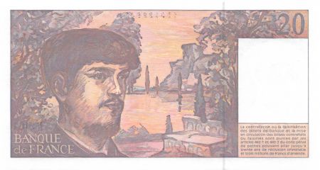 France 20 Francs Debussy - 1997 Série B.061 - P.NEUF
