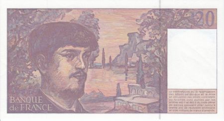 France 20 Francs Debussy - 1997 Série J.053