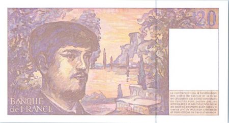 France 20 Francs Debussy - 1997 Série V.056