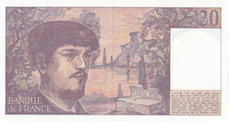 France 20 Francs Debussy - F.005 - 1980