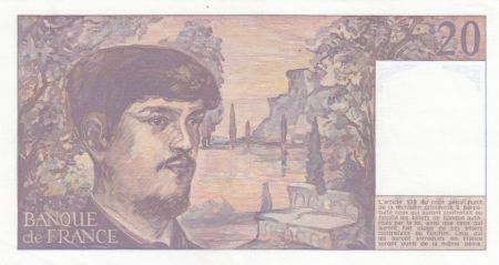 France 20 Francs Debussy - K.022 - 1987