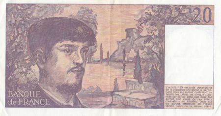 France 20 Francs Debussy - R.006 - 1980