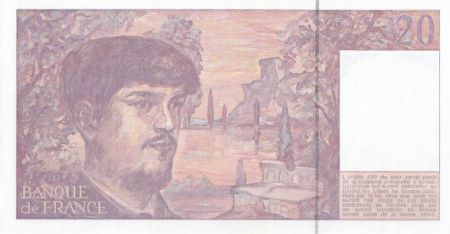 France 20 Francs Debussy - U.029 - 1990