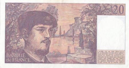 France 20 Francs Debussy - Z.003 - 1980
