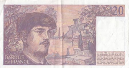 France 20 Francs Debussy - Z.016 - 1986