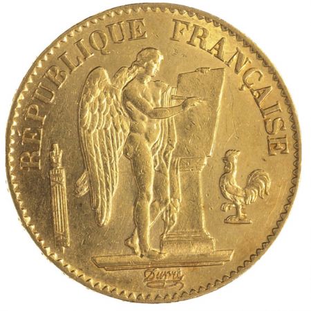 France 20 Francs Génie Debout - 1871 à 1898