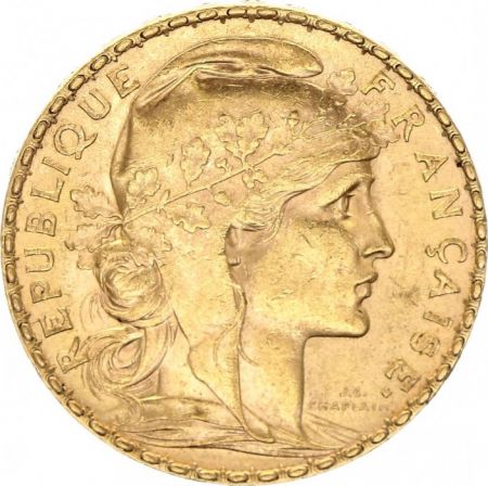 France 20 Francs Marianne - Coq 1902