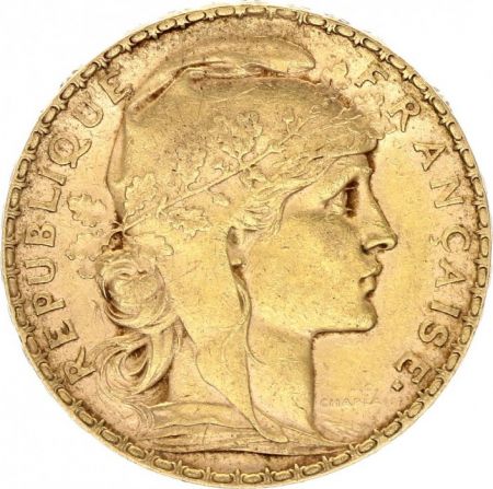 France 20 Francs Marianne - Coq 1910