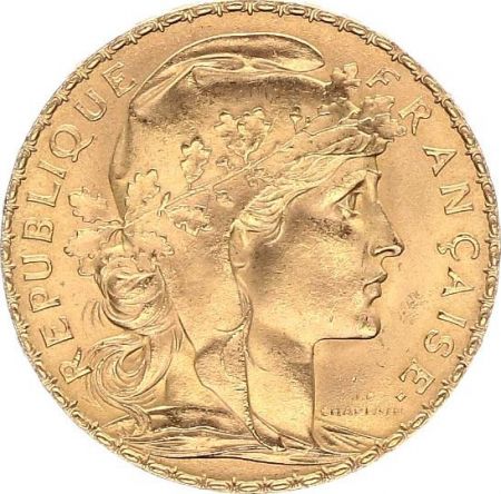 France 20 Francs Marianne - Coq 1914