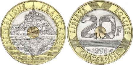 France 20 Francs Mont Saint-Michel FRANCE 1998 (N)