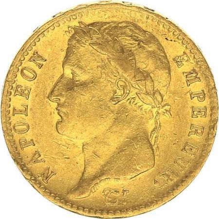 France 20 Francs Napoléon I Empereur TL 1809 A