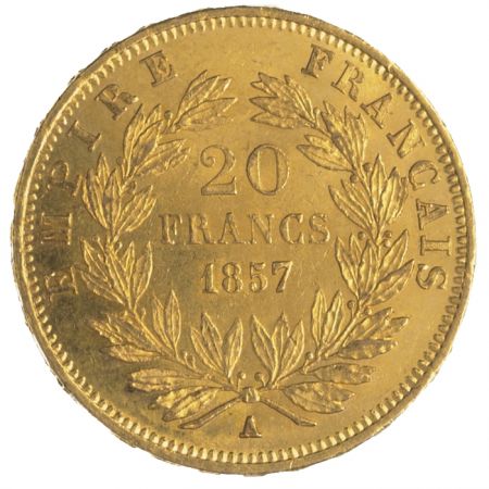 France 20 Francs Napoléon III - 1853 à 1860