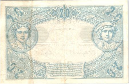 France 20 Francs Noir - 11-06-1904 V.440