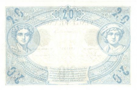 France 20 Francs Noir - 1874